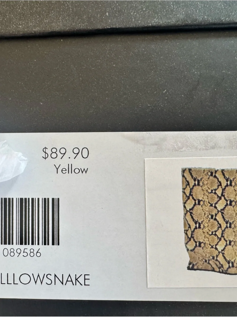 Azalea Wang VINCI Yellow Snake Print Mid-Calf Wedge Boots NIB - Picture 6 of 6
